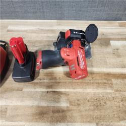 HOUSTON LOCATION - AS - IS Milwaukee FUEL 12V Lithium-Ion Brushless Cordless 3 in. Cut Off Saw W/ BATTERY & CHARGER