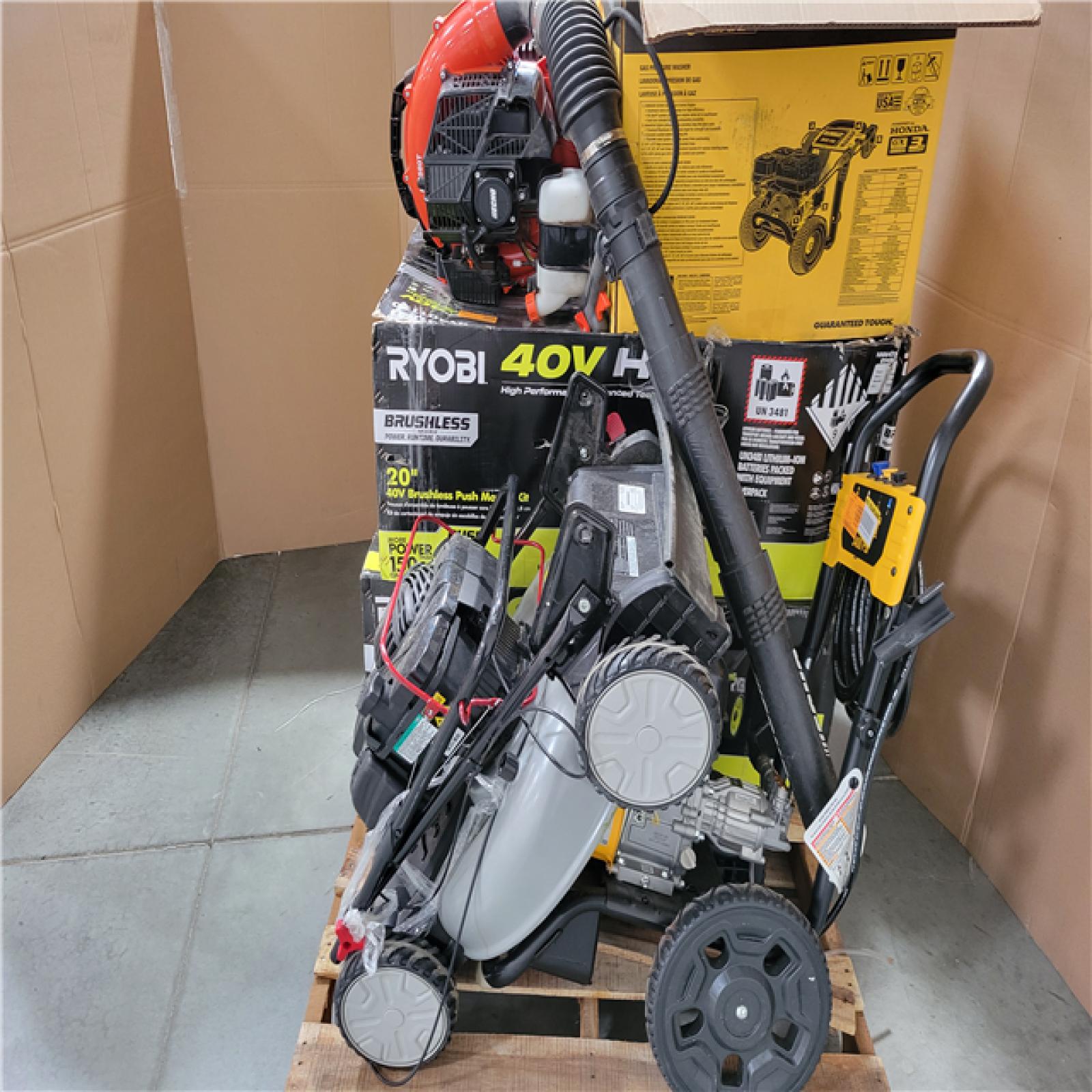 CALIFORNIA AS-IS OUTDOOR POWER EQUIPMENT