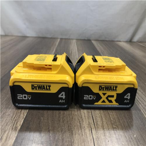 AS-IS DEWALT 20V MAX Premium Lithium-Ion 4.0Ah Battery Pack (2 Pack)