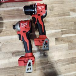 HOUSTON LOCATION - AS-IS Milwaukee  18-Volt Lithium-Ion Brushless Cordless Compact Hammer Drill/Impact Combo Kit