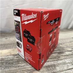 NEW - Milwaukee 18-Volt Lithium-Ion REDLITHIUM FORGE Starter Kit with (2) 8. 0Ah Battery and Rapid Charger