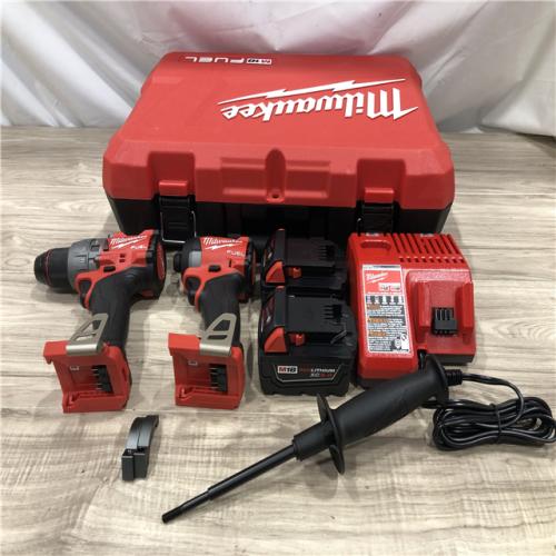 AS-IS Milwaukee FUEL 18V Lithium-Ion Cordless Hammer Drill and Impact Driver Combo Kit