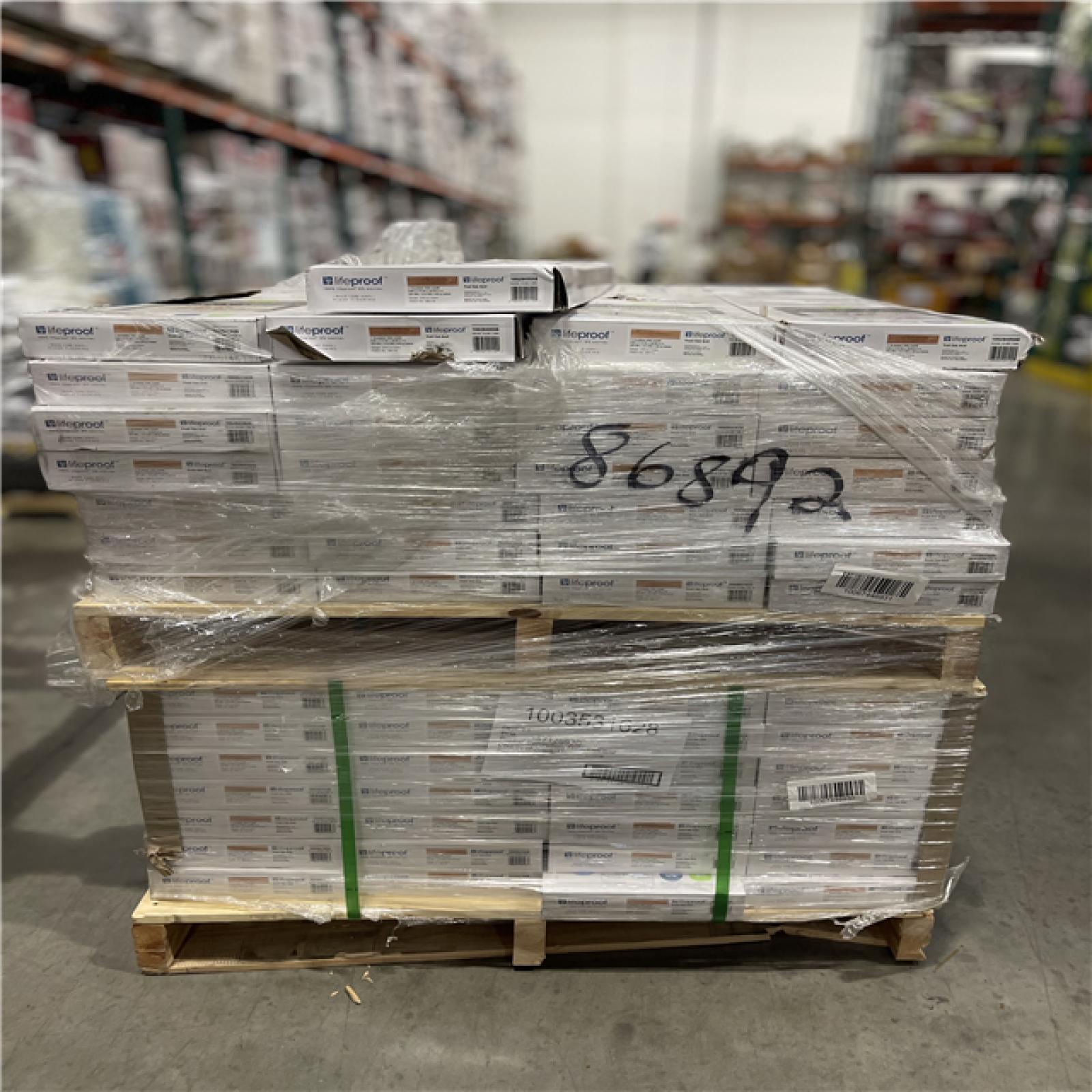 DALLAS LOCATION - Lifeproof Trail Oak 6 MIL x 8.7 in. W x 48 in. L Click Lock Waterproof Luxury Vinyl Plank Flooring (20.1 sqft/case)PALLET-(57 CASES)