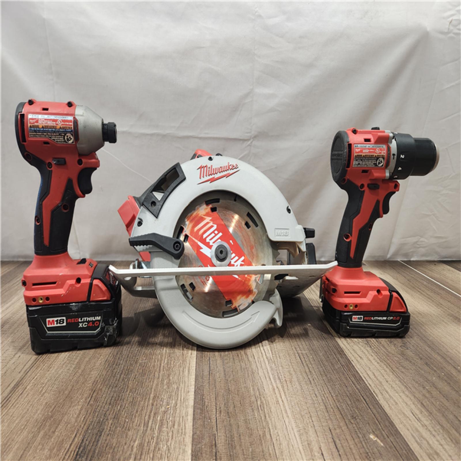 AS-IS- Milwaukee M18 4-Tool Combo Kit