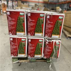 DALLAS LOCATION - Home Accents Holiday 7.5 ft. Oxford Pine LED Pre-Lit Artificial Christmas Tree T13 - 6 UNITS - RETAIL- $594