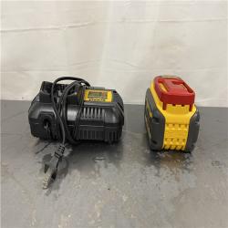 AS-IS- DEWALT FLEXVOLT 20V/60V MAX Lithium-Ion 6.0Ah Battery Pack with 6 Amp Output Charger