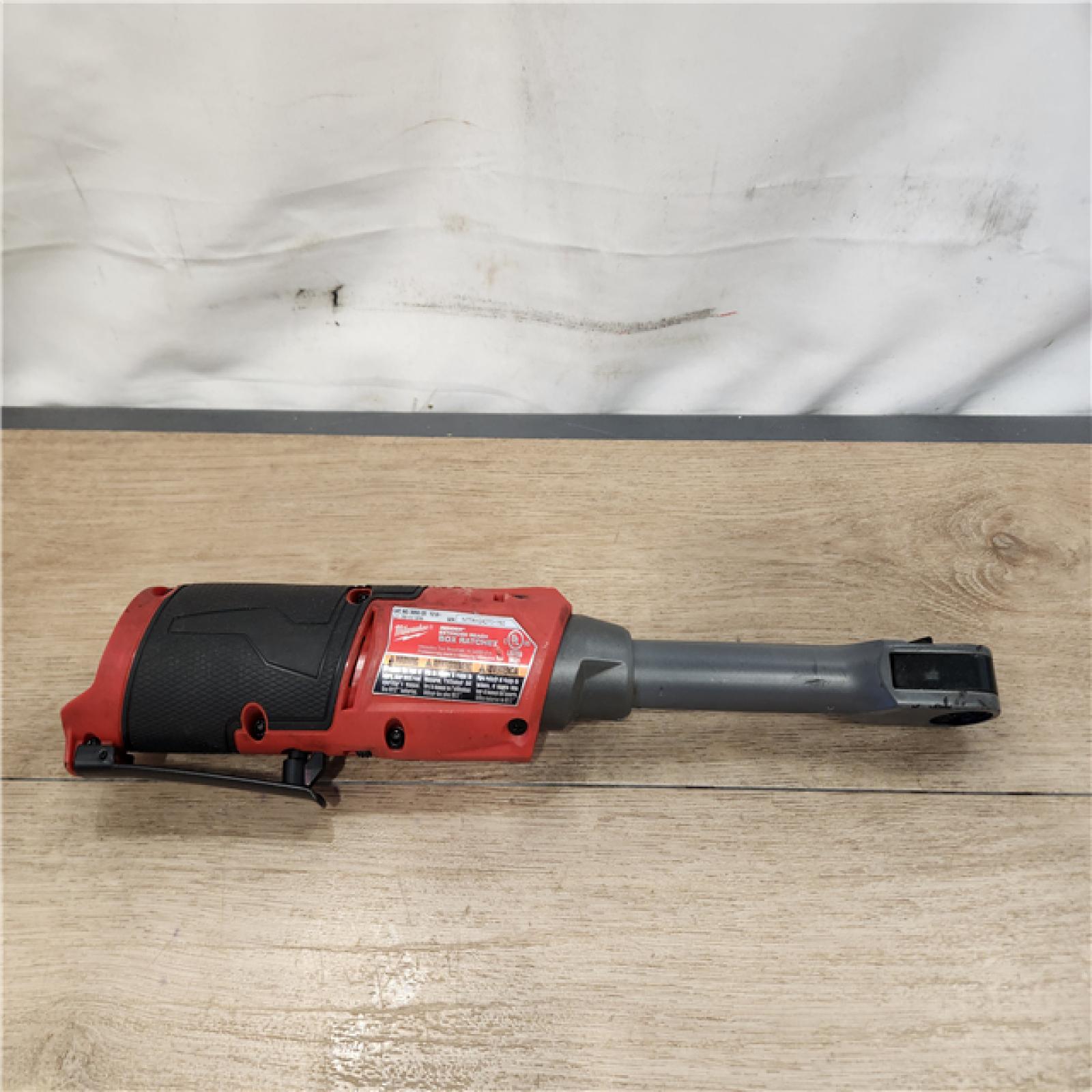 AS-IS- Milwaukee FUEL INSIDER 12V Lithium-Ion Brushless Cordless 1/4 in. - 3/8 in. Extended Reach Box Ratchet (Tool-Only)
