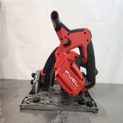 AS-IS- Milwaukee FUEL 18V Lithium-Ion Cordless Brushless 6-1/2 in. Plunge Cut Track Saw (Tool-Only)