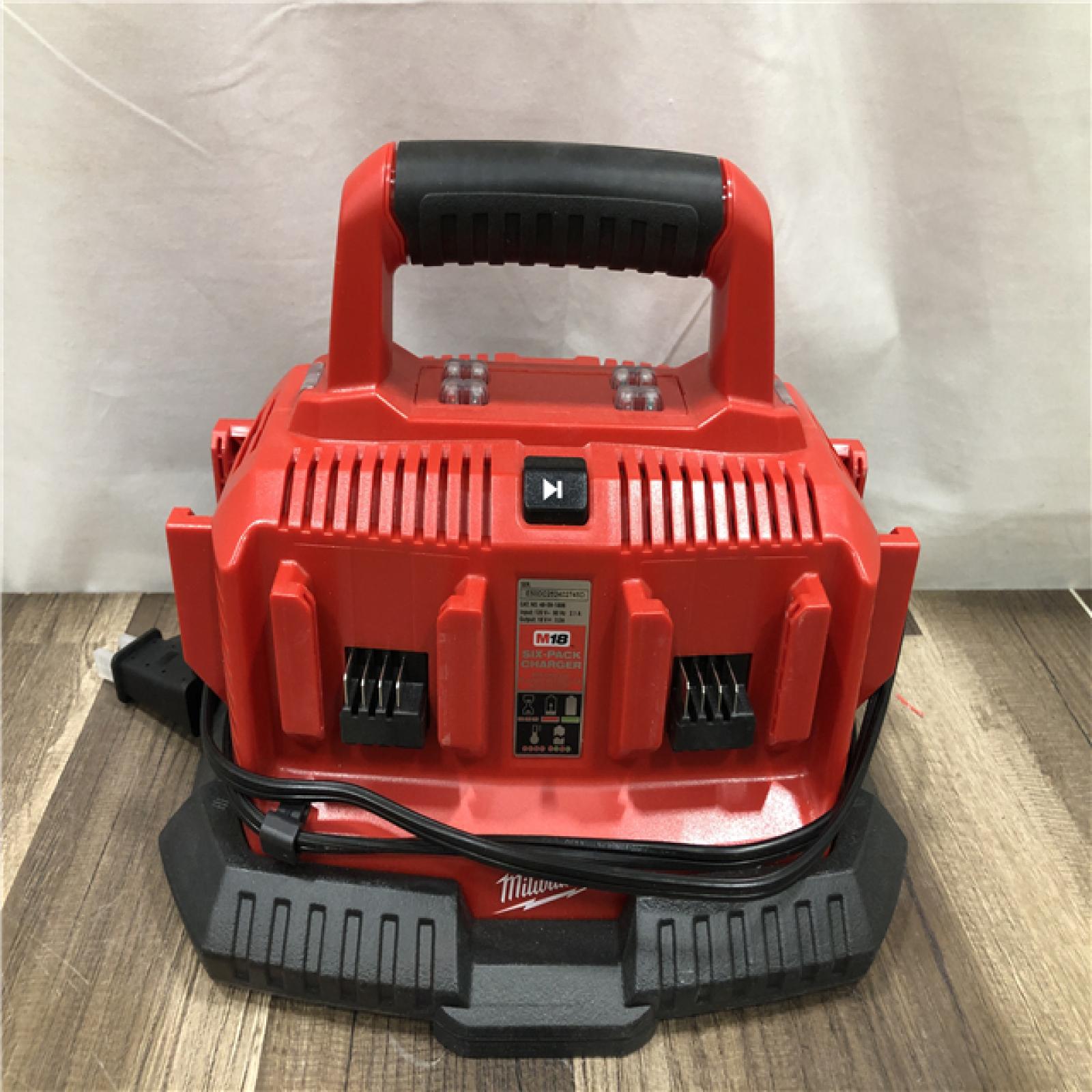 AS-IS Milwaukee M18 18-Volt Lithium-Ion 6-Port Sequential Battery Charger