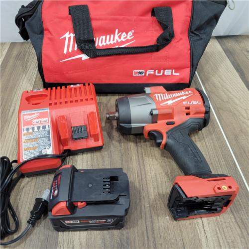 AS-IS  Milwaukee M18 1/2 in. Cordless Brushless High Torque Impact Wrench Kit (Battery & Charger)
