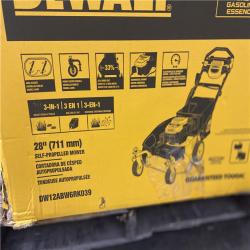 Dallas Location - As-Is DEWALT 28 in. 224cc  Gas Lawn Mower