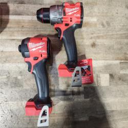 HOUSTON LOCATION - AS-IS (APPEARS LIKE NEW) MILWAUKEE FUEL 18V Lithium-Ion Brushless Cordless Hammer Drill and Impact Driver Combo Kit