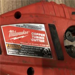 AS-IS Milwaukee 12V Lithium-Ion Cordless Copper Tubing Cutter (Tool-Only)