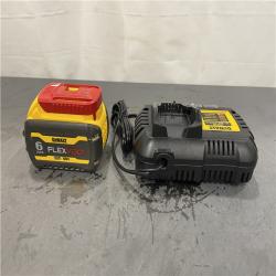 AS-IS - DEWALT FLEXVOLT 20V/60V MAX Lithium-Ion 6.0Ah Battery Pack with 6 Amp Output Charger