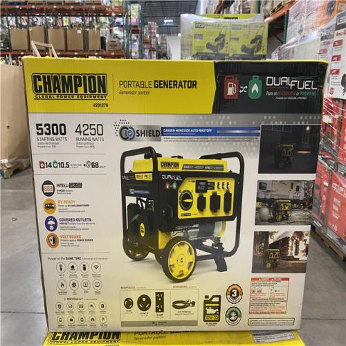 Dallas Location - NEW- Champion Power Equipment 5300/4250-Watt Gasoline Fuel Portable Generator
