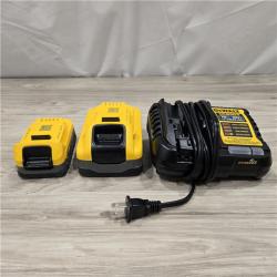 AS-IS Dewalt 20V MAX POWERSTACK Lithium-Ion Batteries and Charger Starter Kit (1.7 Ah/5 Ah) - DCBP315-2C