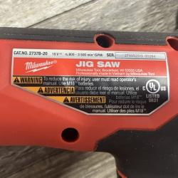 AS-IS Milwaukee FUEL 18V Lithium-Ion Brushless Cordless Barrel Grip Jig Saw (Tool Only)