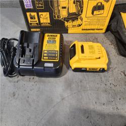 HOUSTON LOCATION - AS-IS DEWALT ATOMIC 20V MAX Lithium Ion Cordless 23 Gauge Pin Nailer Kit with 2.0Ah Battery and Charger