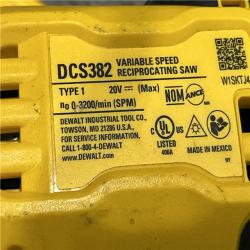 AS-IS DEWALT 20V MAX Cordless Brushless Reciprocating Saw (Tool Only)