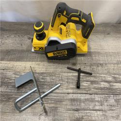 AS-IS DEWALT 20V MAX XR Cordless Brushless 3-1/4 in. Planer (Tool Only)