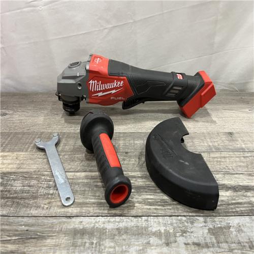 AS-IS Milwaukee FUEL 18-Volt Lithium-Ion Brushless Cordless 4-1/2 in./6 in. Braking Grinder with Paddle Switch (Tool-Only)