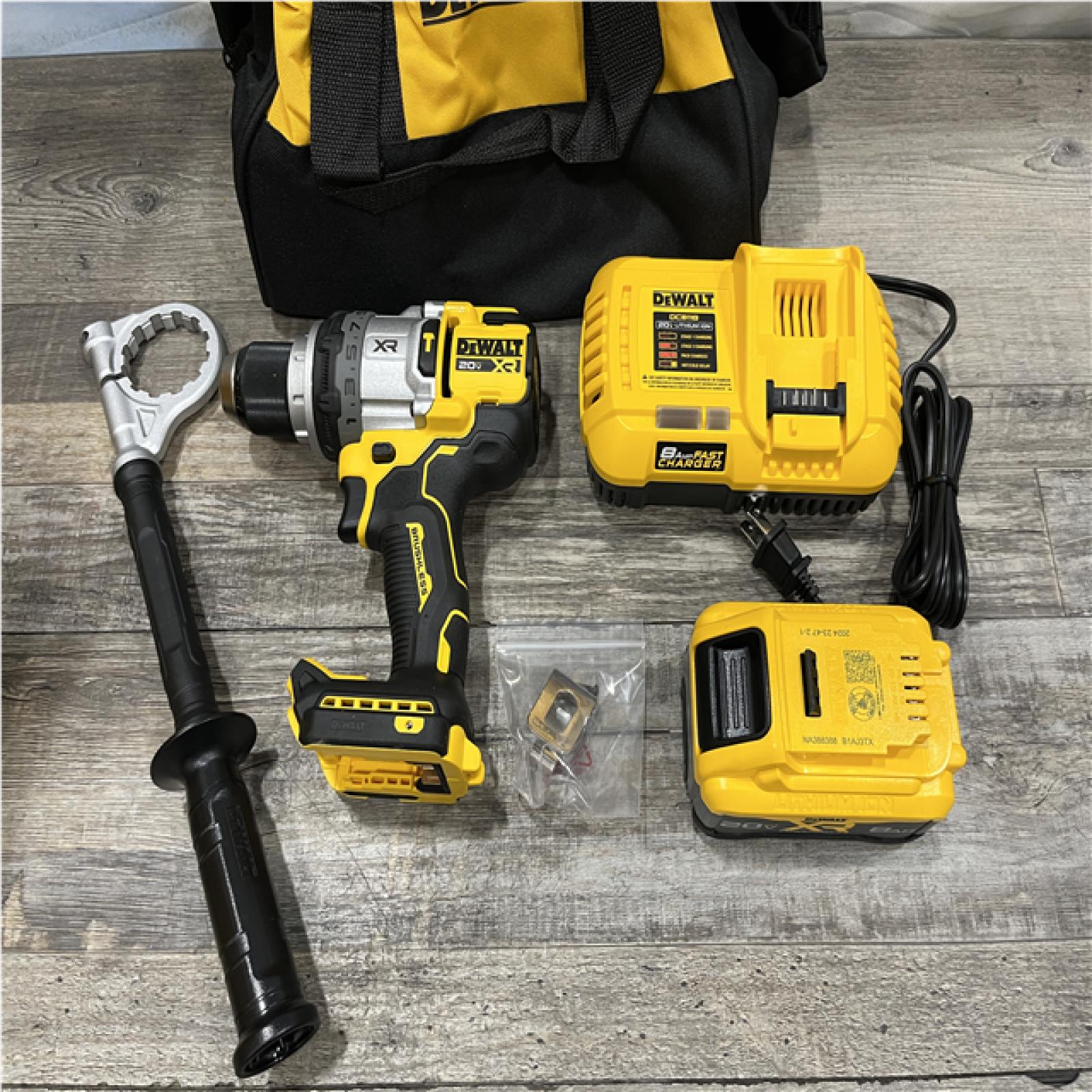 AS-IS DEWALT 20V XR Lithium-Ion Cordless Hammer Drill Kit