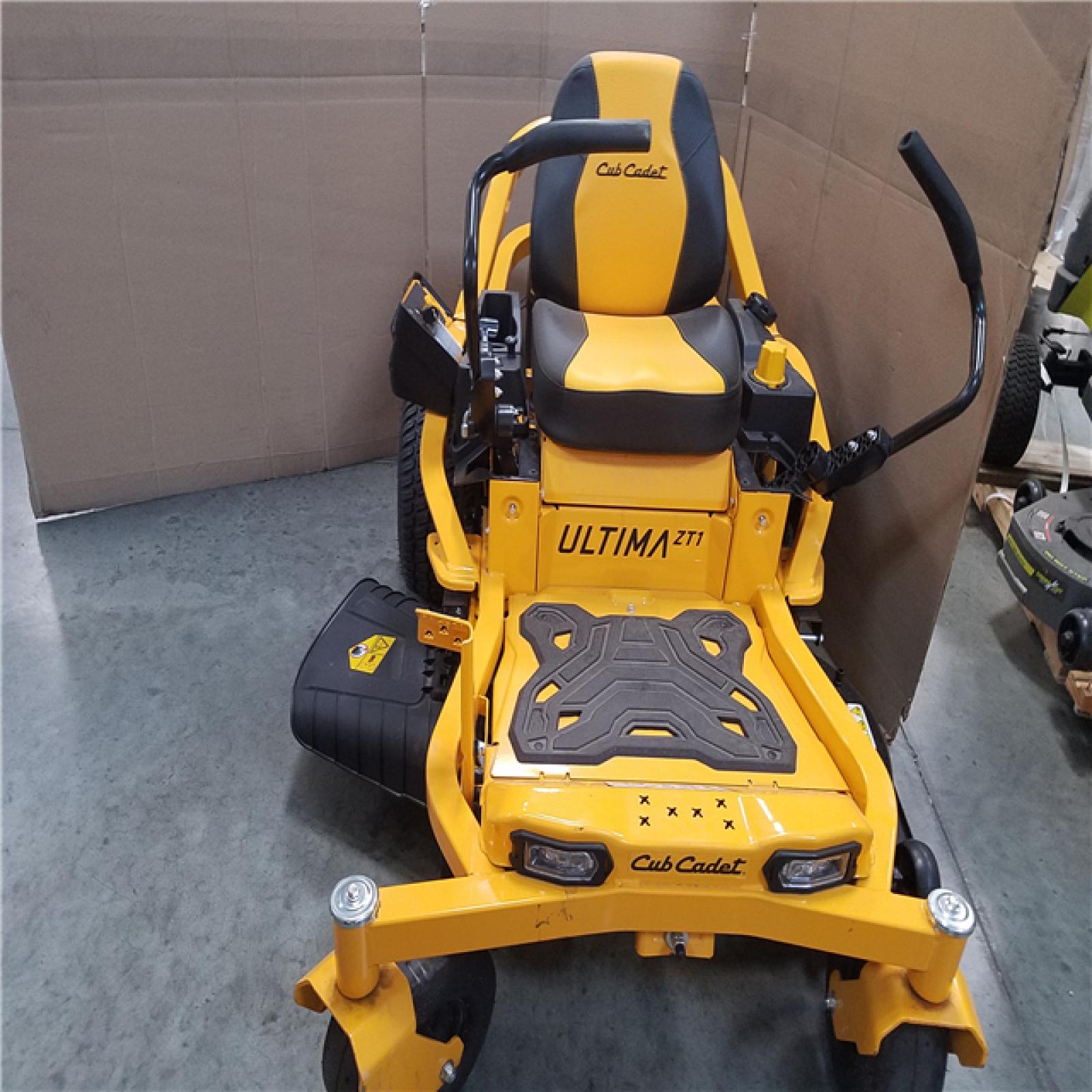 CALIFORNIA AS-IS CUB CADET ULTIMA ZT1 RIDING MOWER