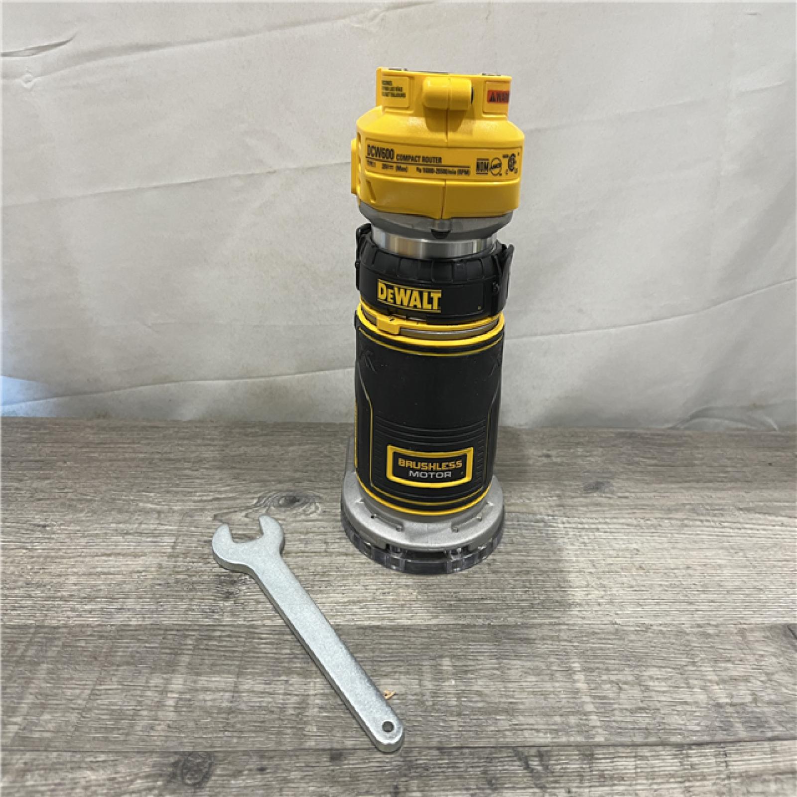 AS-IS DEWALT 20V MAX XR Cordless Brushless Fixed Base Compact Router (Tool Only)