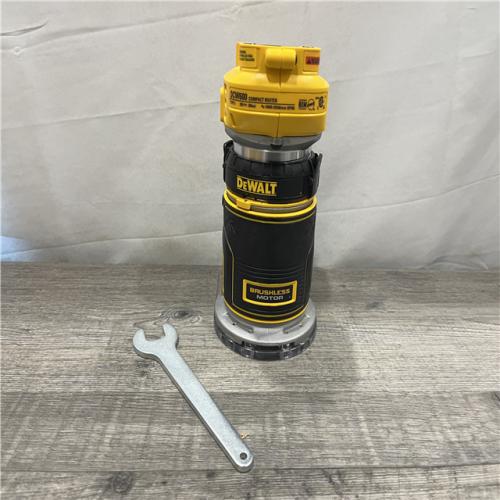 AS-IS DEWALT 20V MAX XR Cordless Brushless Fixed Base Compact Router (Tool Only)