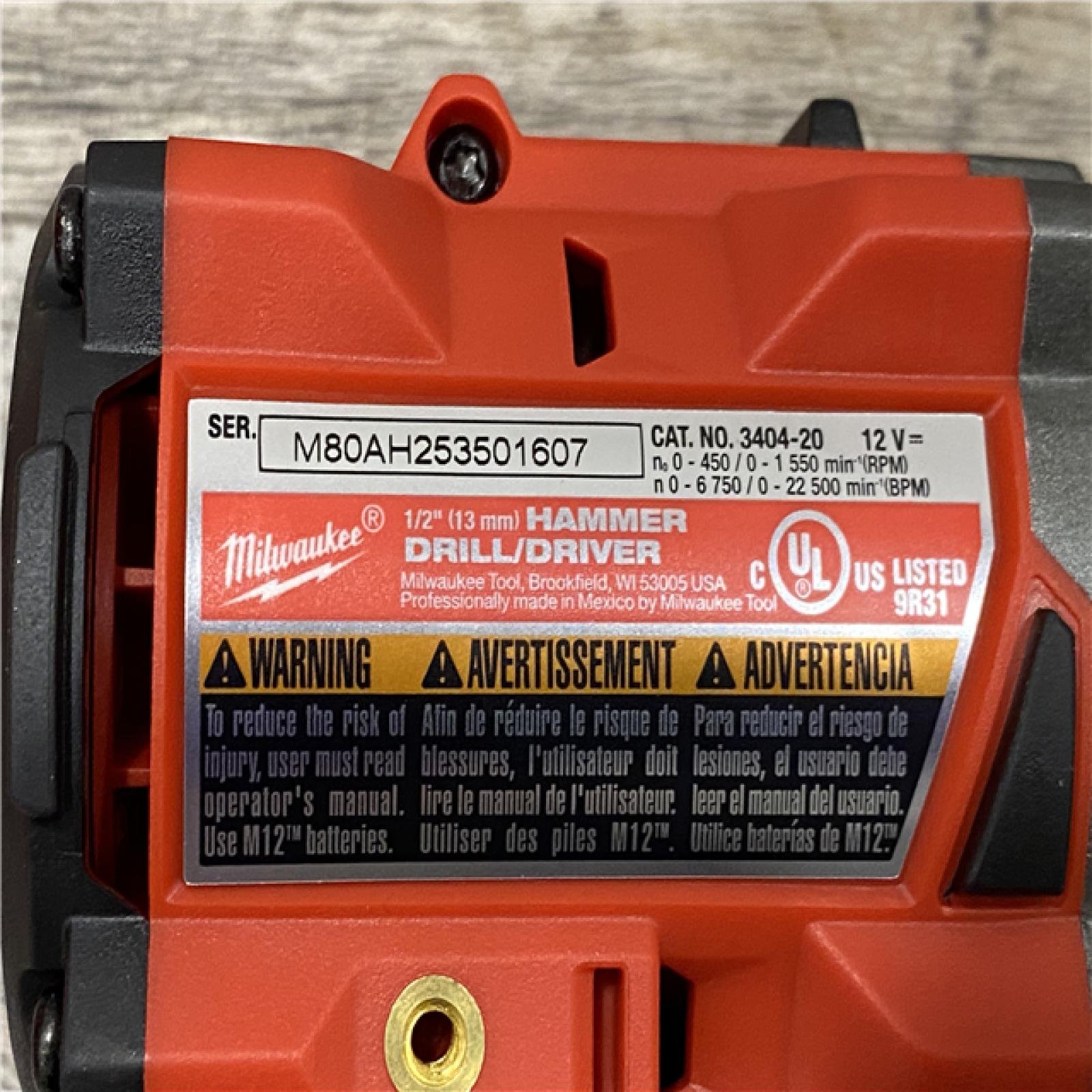 AS-IS Milwaukee FUEL 12-Volt Lithium-Ion Brushless Cordless Hammer Drill and Impact Driver Combo Kit