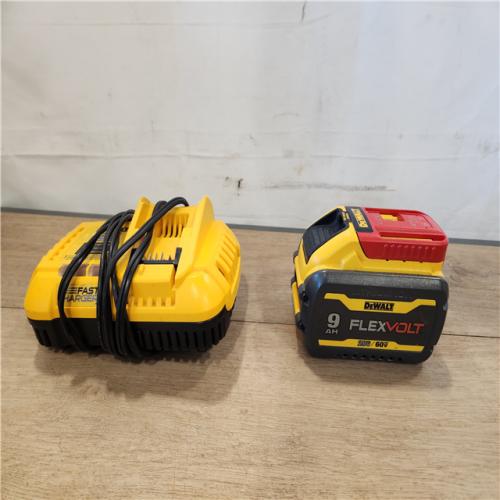 AS-IS- DEWALT 20V/60V MAX FLEXVOLT Lithium-Ion 9.0Ah Battery and Charger Starter Kit