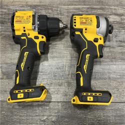 AS-IS DEWALT ATOMIC 20-Volt MAX Lithium-Ion Cordless Combo Kit