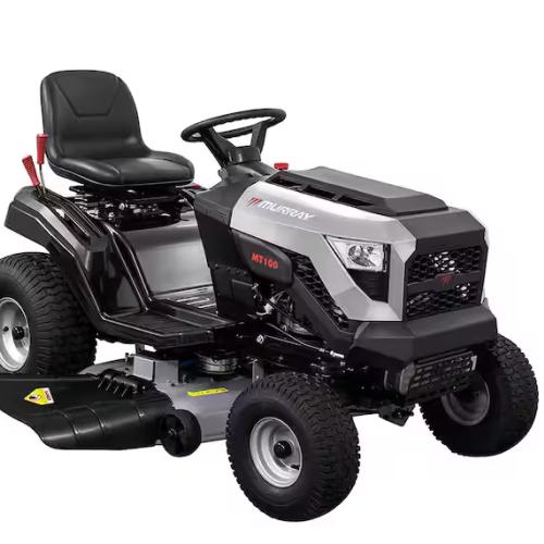 DALLAS LOCATION- Murray MT100 42 in. 13.5 HP 500cc E1350 Series Briggs and Stratton Engine 6-Speed Manual Gas Riding Lawn Tractor Mower