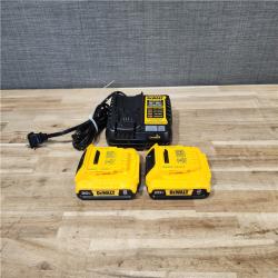 HOUSTON LOCATION - AS-IS DEWALT 2 TOOL COMBO KIT W/ (2) BATTERY & CHARGER