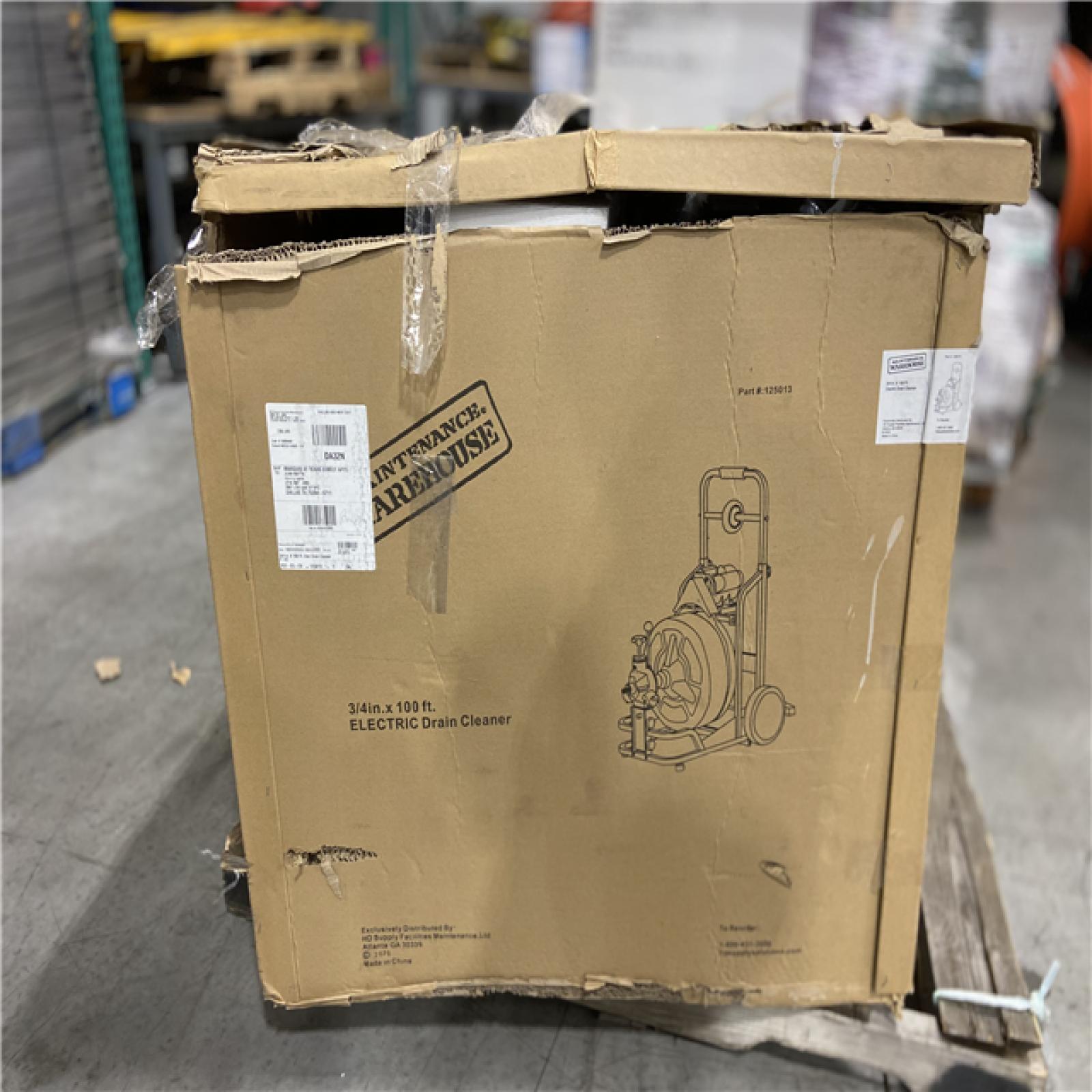 DALLAS LOCATION -Maintenance Warehouse® 3/4 In. X 100 Ft. Electric Drain Cleaner