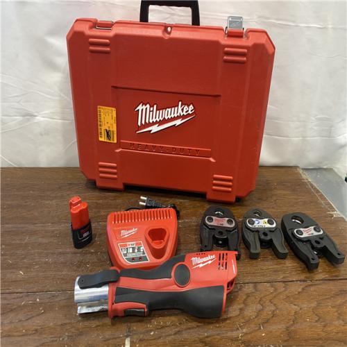 AS-IS Milwaukee M12 Force Logic Press Tool 1/2 in. to 1 in. Kit