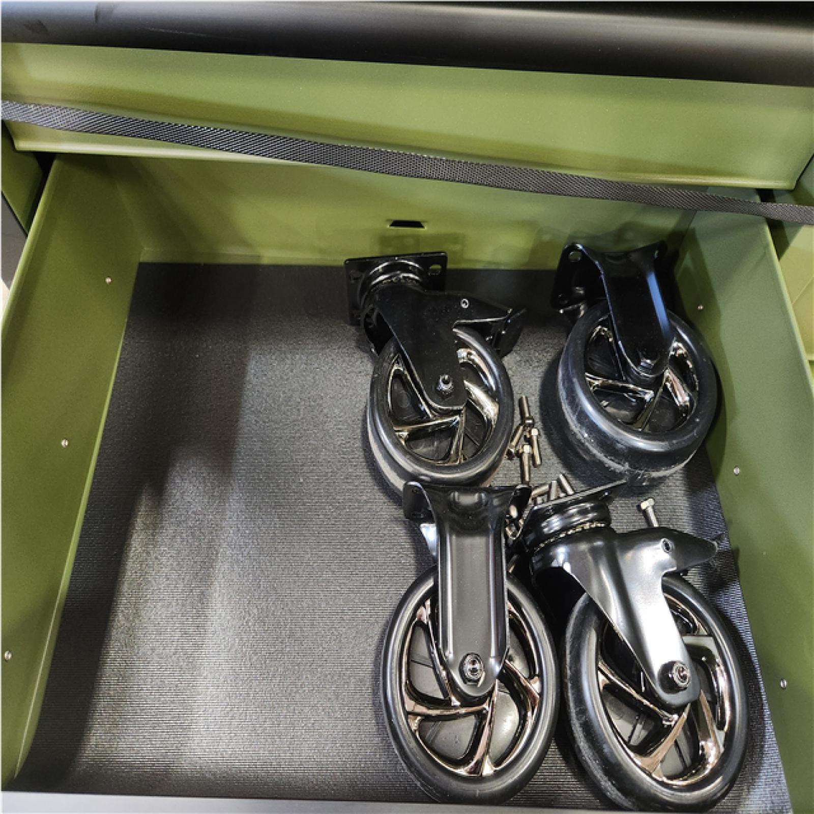 Phoenix LIKE NEW Husky Standard Duty 42 in. x 18 in. D 12-Drawer Matte Army Green Rolling Tool Chest Combo