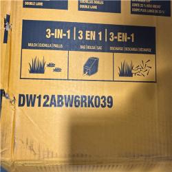 CALIFORNIA AS IS DEWALT DW12ABW6RK039 28in SELF PROPELLED MOWER