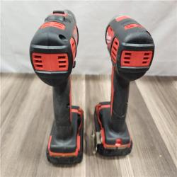 AS-IS- Milwaukee 18V Cordless Brushed 2-Tool Drill/Driver and Impact Driver Kit