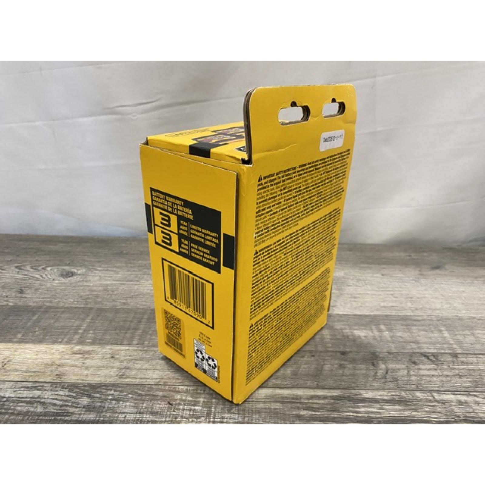 NEW - DEWALT FLEXVOLT 20V/60V MAX Lithium-Ion 6.0Ah Battery Pack (2 Pack)