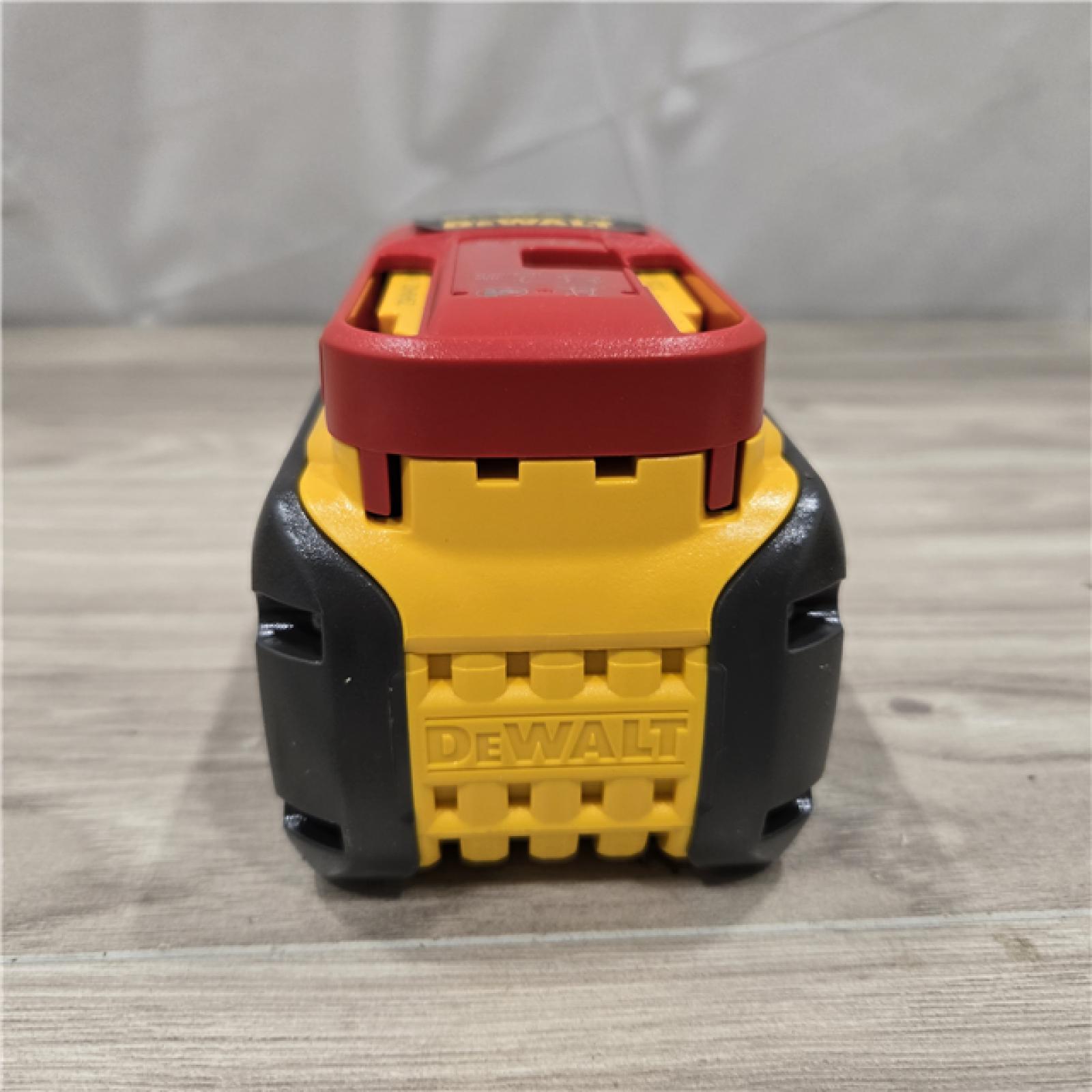 AS-IS DEWALT FLEXVOLT 20V/60V MAX Lithium-Ion 6.0Ah Battery Pack with 6 Amp Output Charger