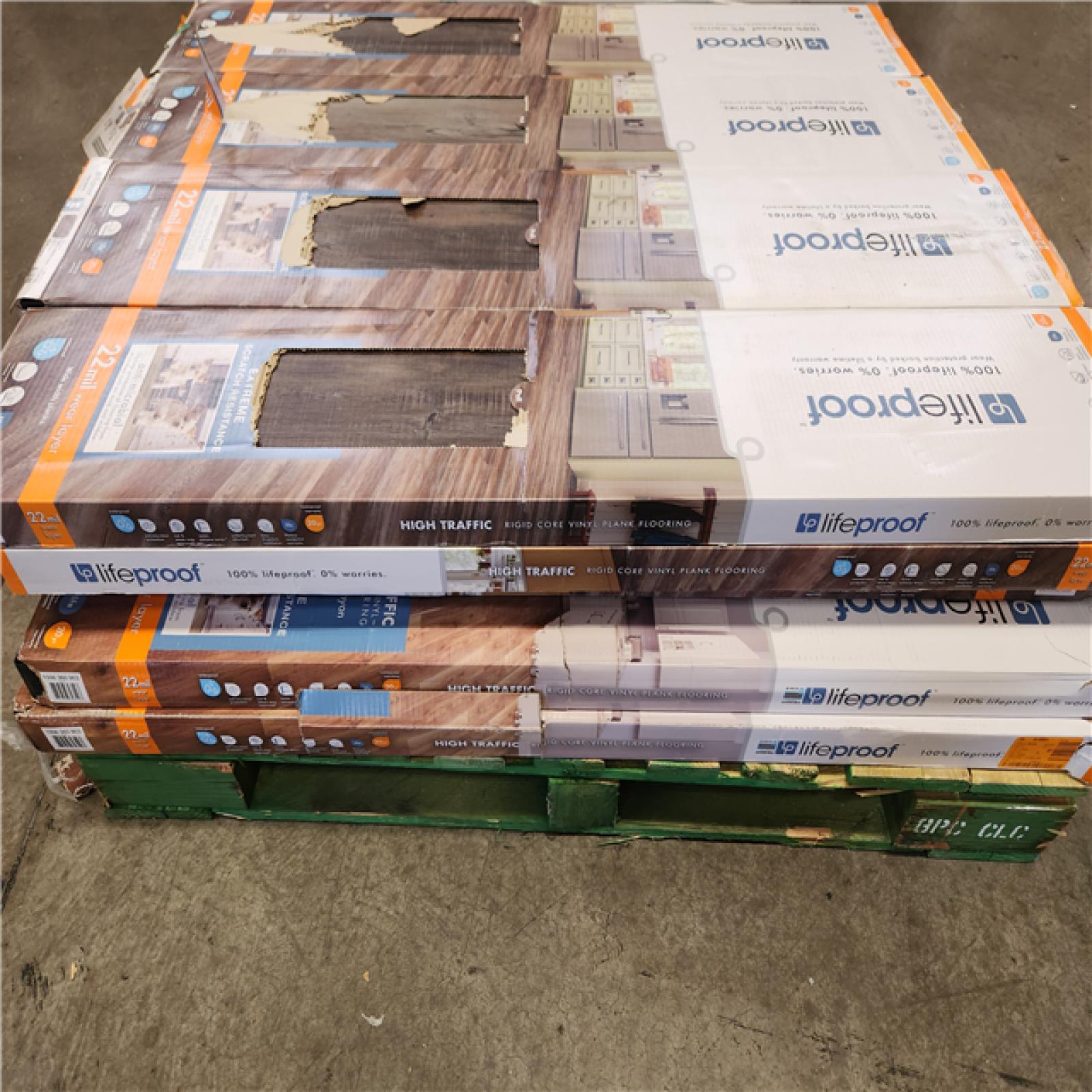 Phoenix AS-IS Mixed Lifeproof Flooring Pallet (20 Cases)