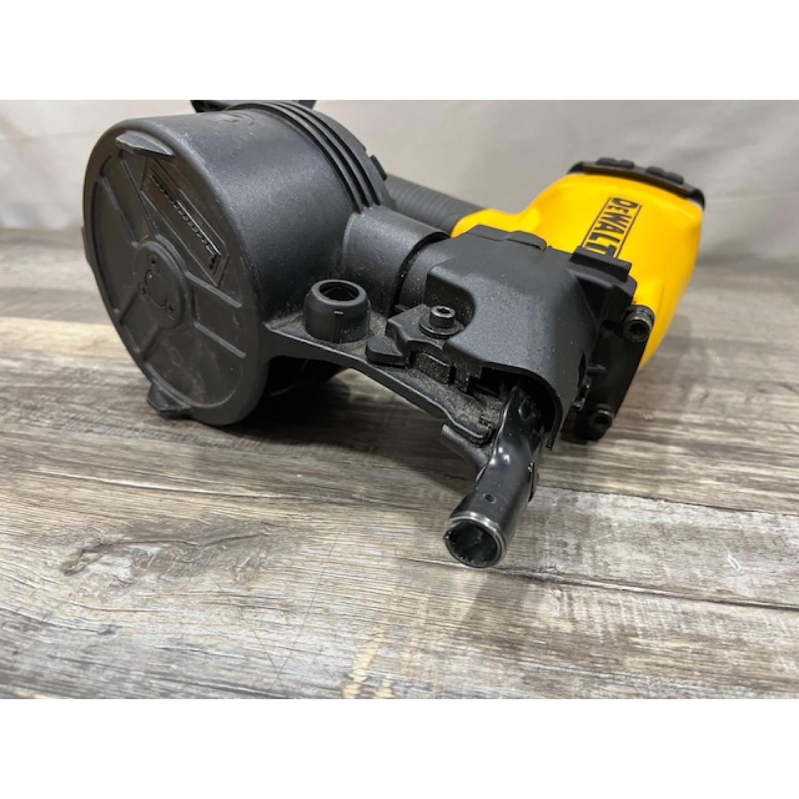 AS-IS DEWALT Pneumatic 15-Degree Coil Corded Siding Nailer