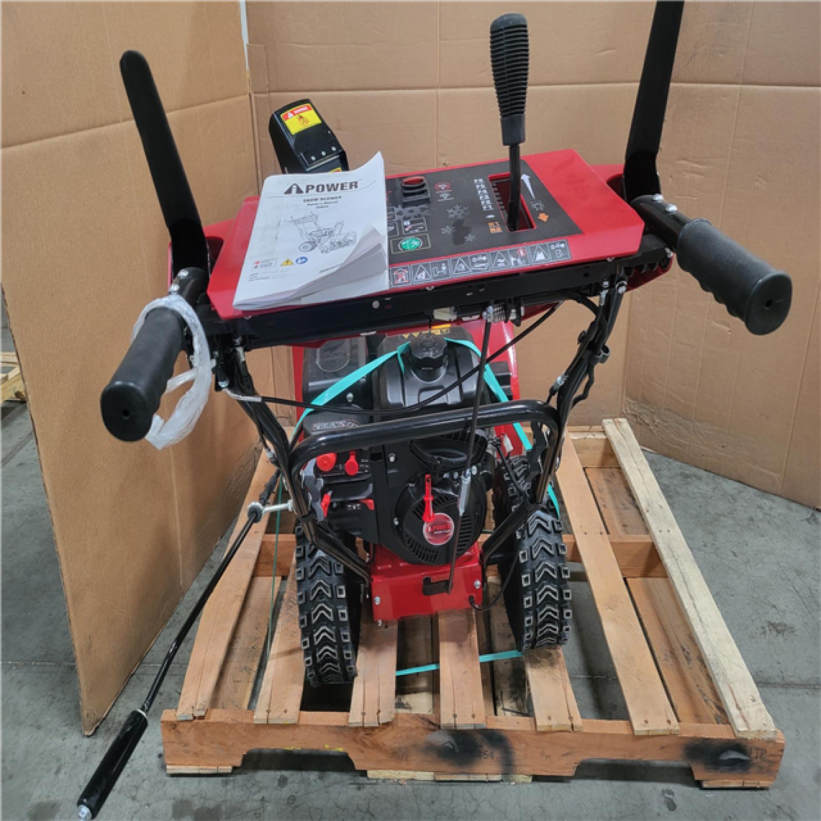 CALIFORNIA AS-IS LIKE NEW I-POWER 24 in. 212 Cc Self Propelled 2-Stage Gas Snow Blower with Electric Start and LED Light for Side Walk Driveway