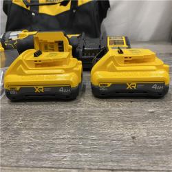 AS-IS DEWALT 20V MAX Lithium-Ion Cordless 2-Tool Combo Kit