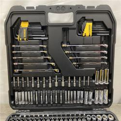LIKE NEW - DEWALT 1/4 in.  3/8 in.  and 1/2 in. Drive Polished Chrome Mechanics Tool Set (200-Piece)