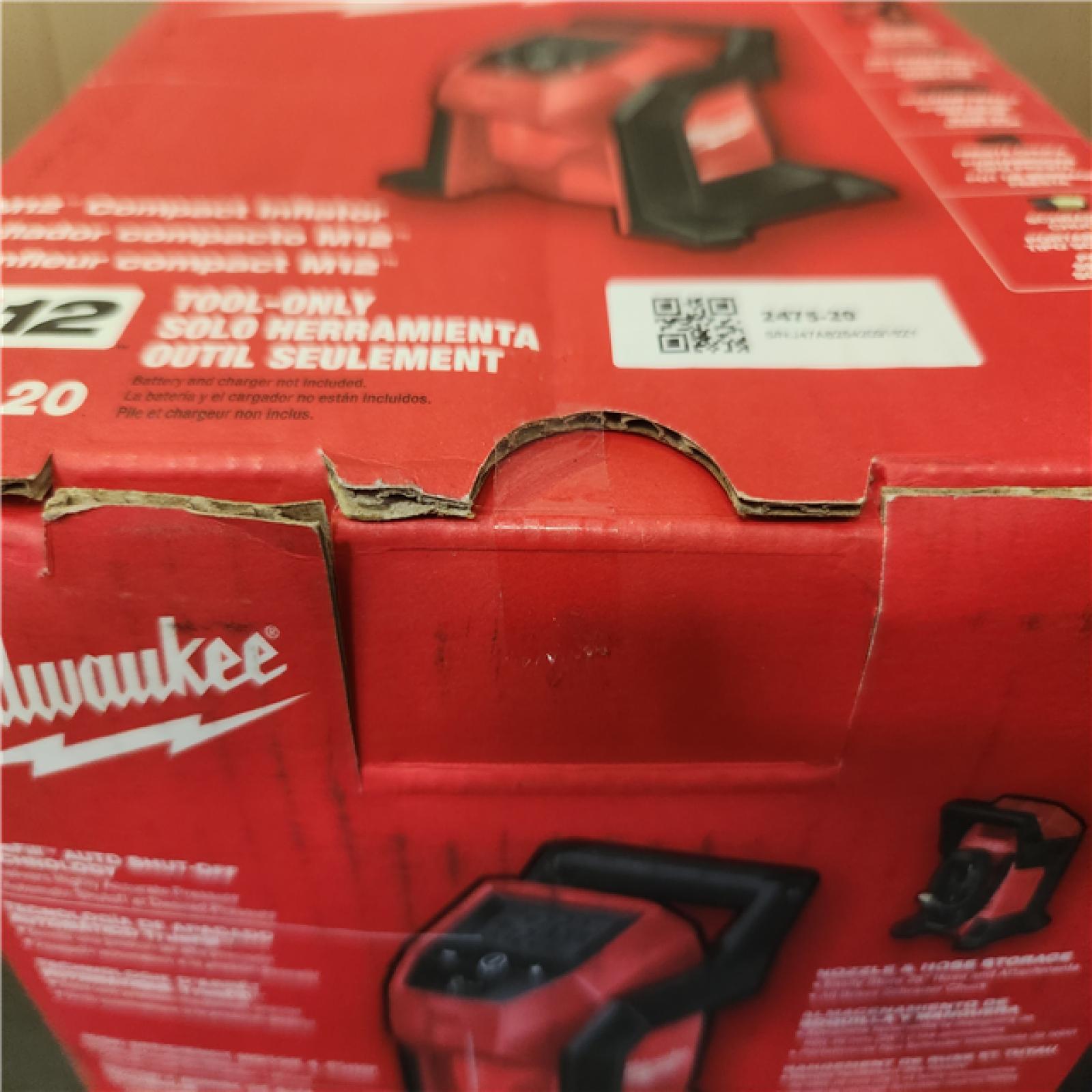 Phoenix NEW Milwaukee M12 12-Volt Lithium-Ion Cordless Electric Portable Inflator (Tool-Only) SEALED