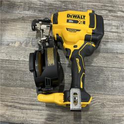 AS-IS DEWALT 20V MAX Lithium-Ion 15-Degree Electric Cordless Roofing Nailer Kit