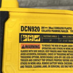 AS-IS DEWALT 20-Volt 21° Cordless Framing Nailer (Tool-Only)