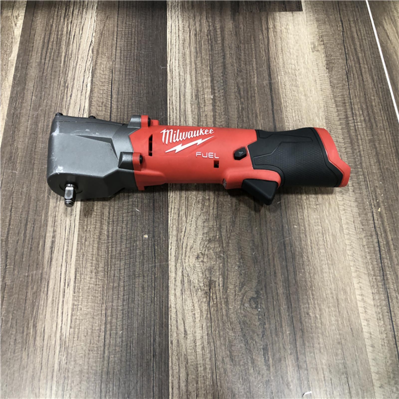 AS-IS Milwaukee FUEL 12V Lithium-Ion Brushless Cordless 3/8 in. Right Angle Impact Wrench (Tool-Only)